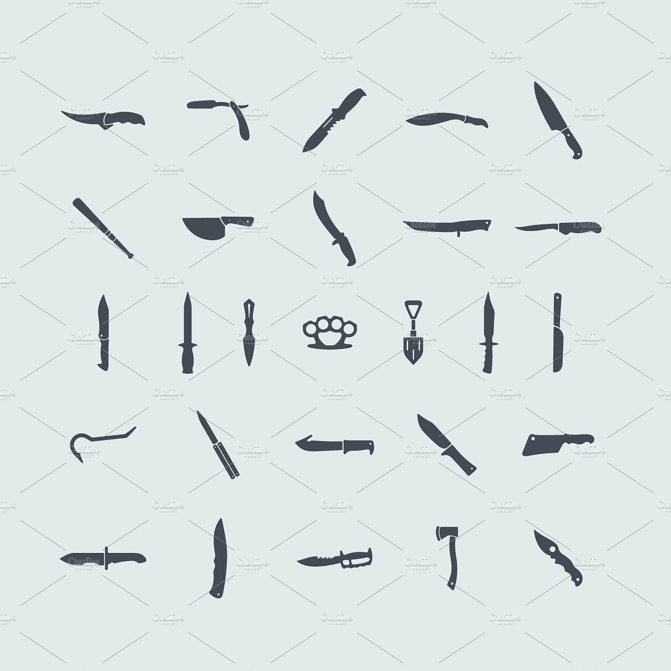 27 cold arms icons