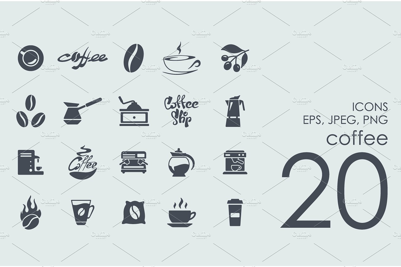 20 Coffee icons