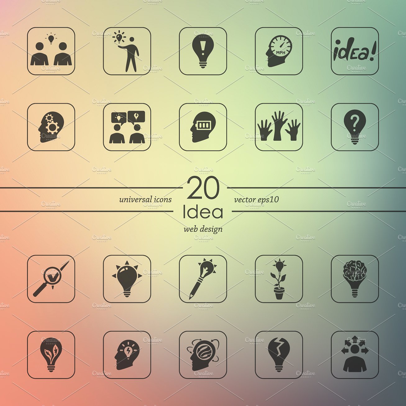 20 IDEA icons