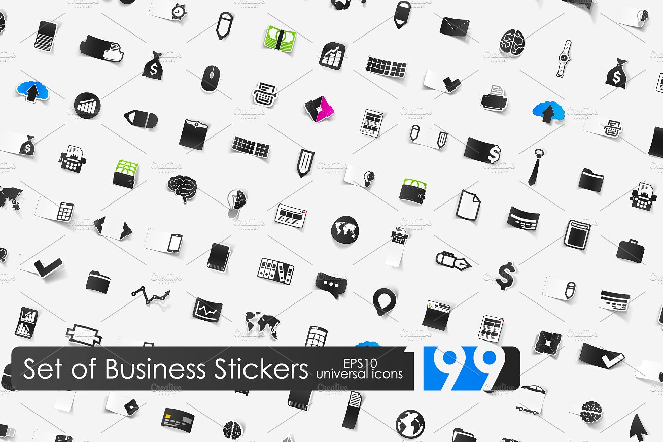 199 business stickers