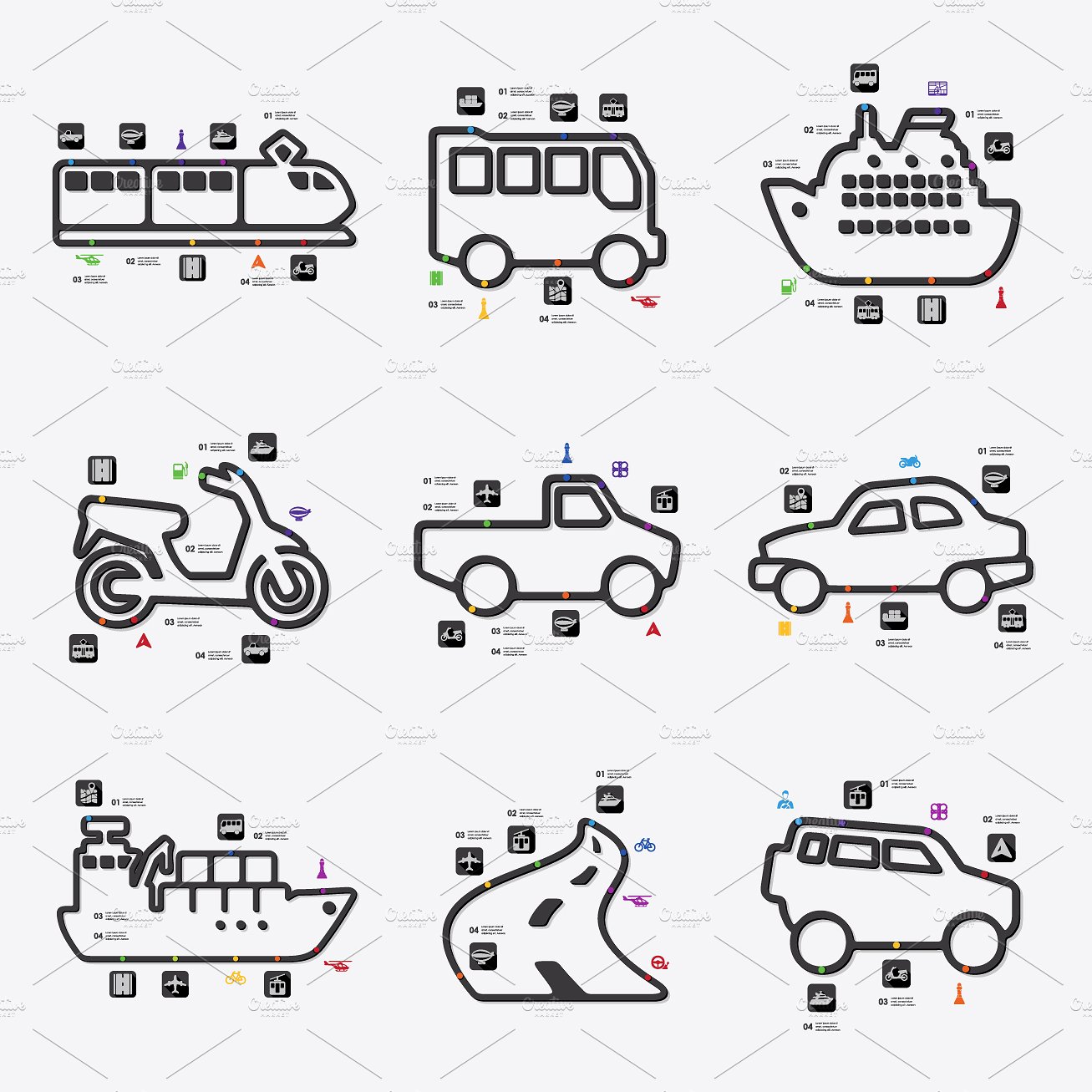 9 transport infographic.