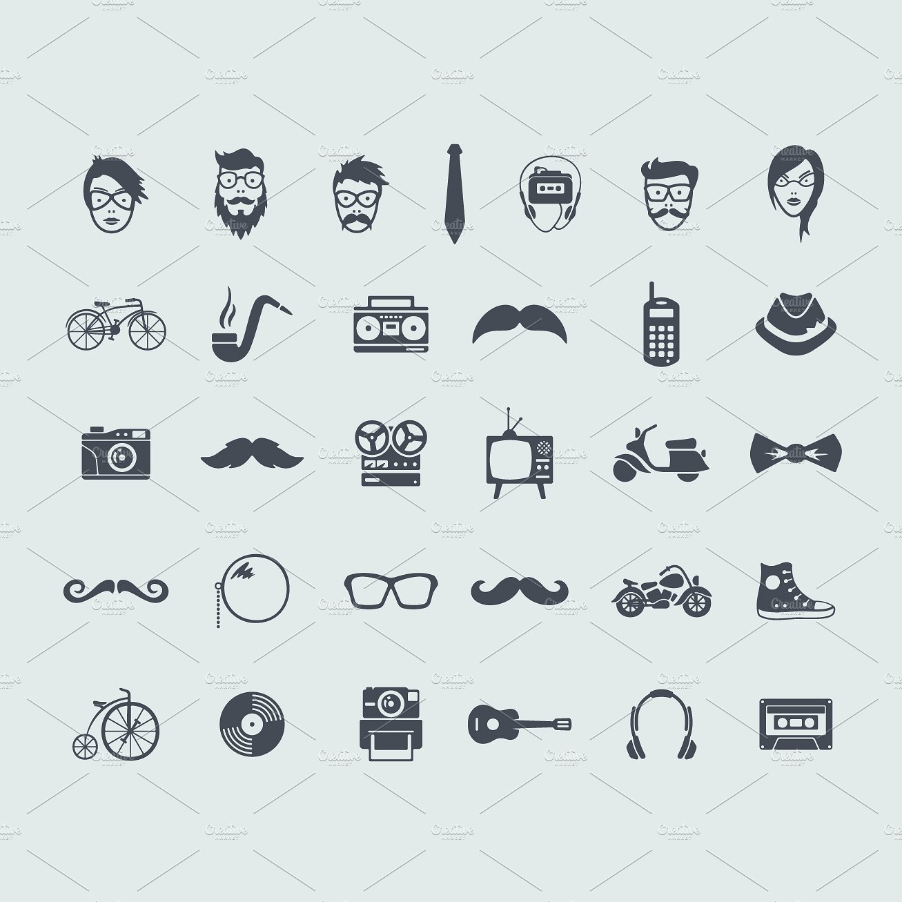 31 hipster icons