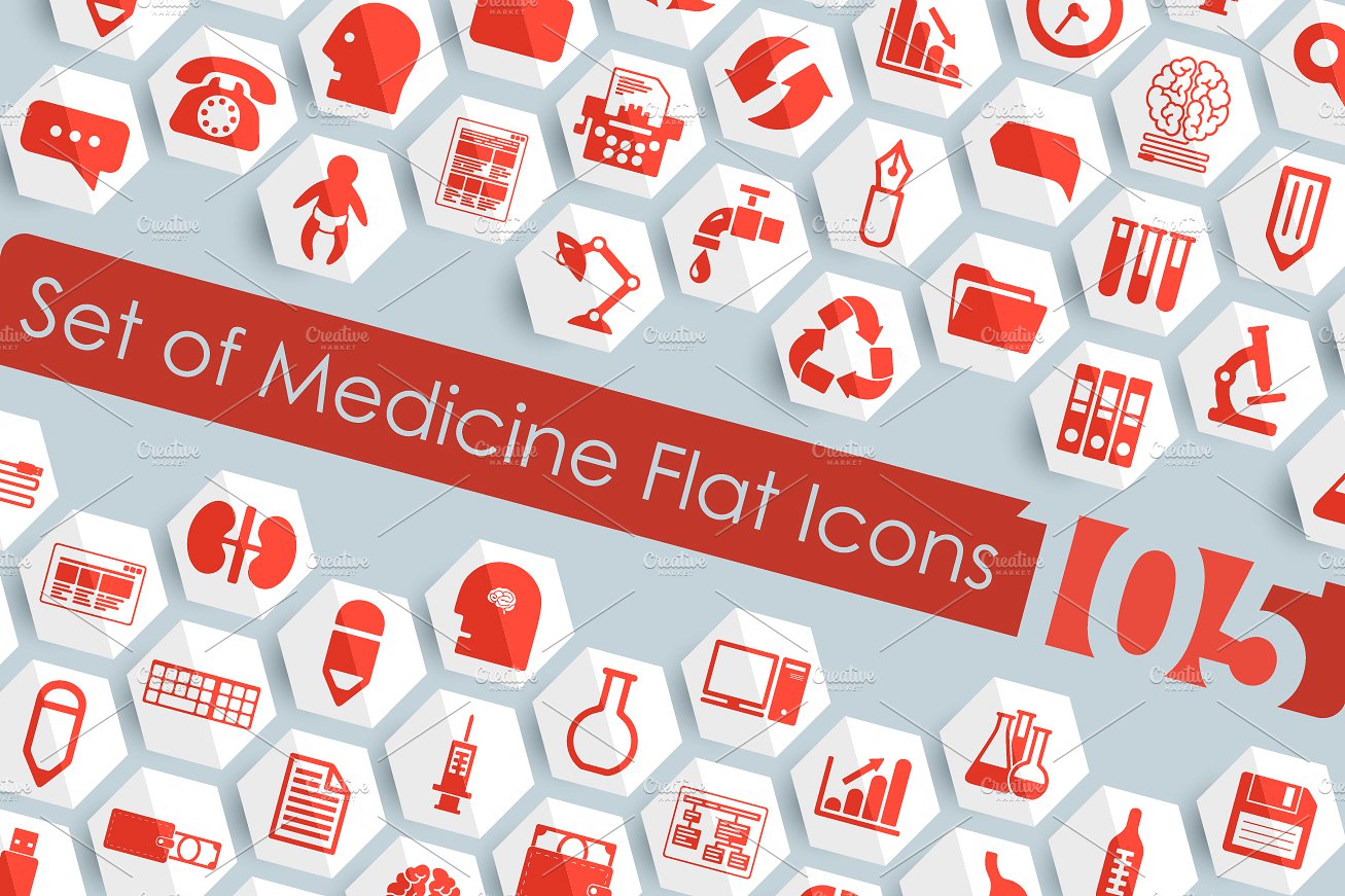 105 medicine icons