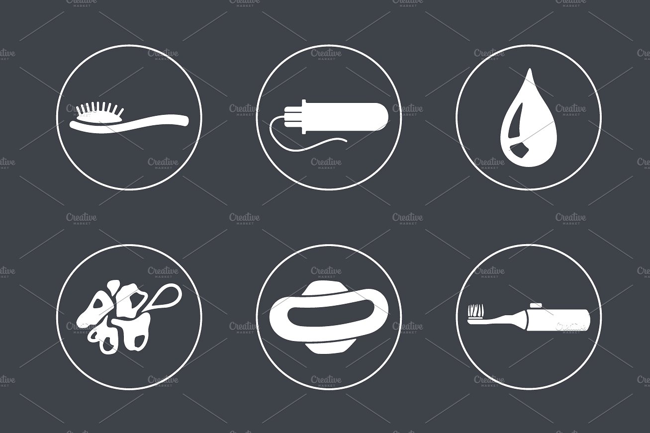 hygiene simple icons