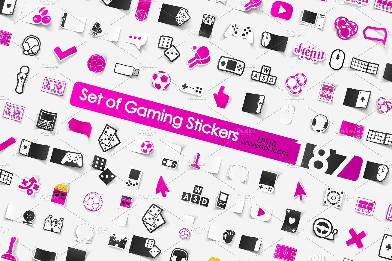 187 GAME stickers