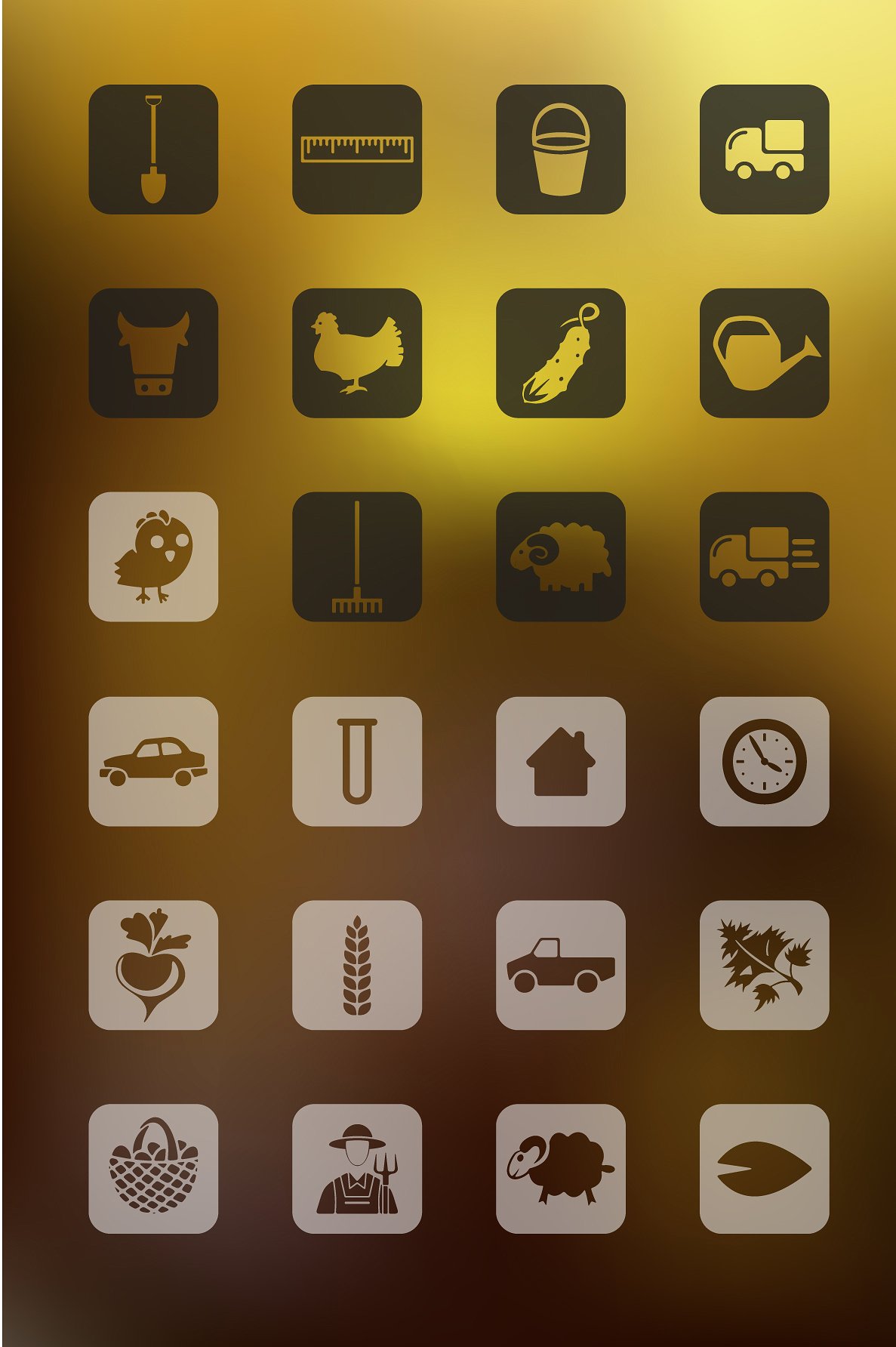 48 AGRICULTURE icons