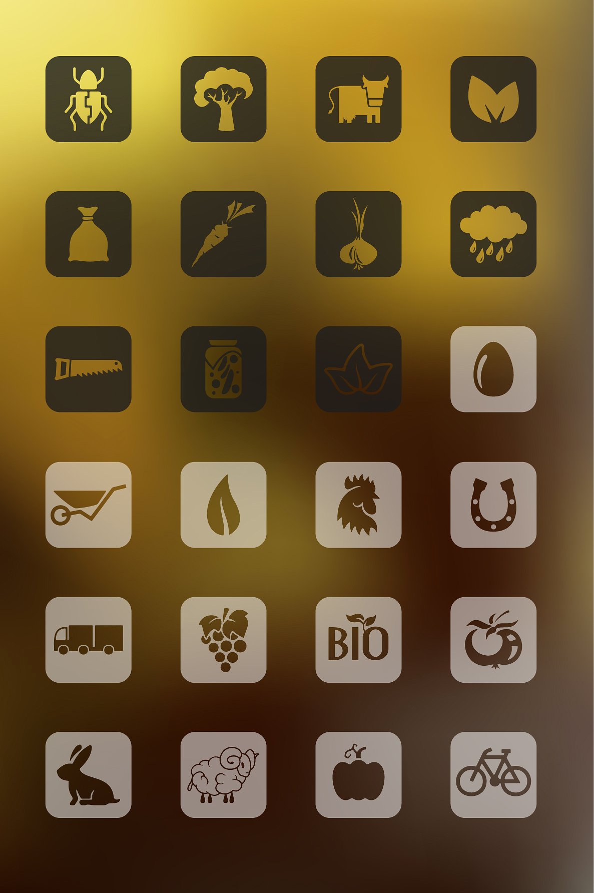 48 AGRICULTURE icons