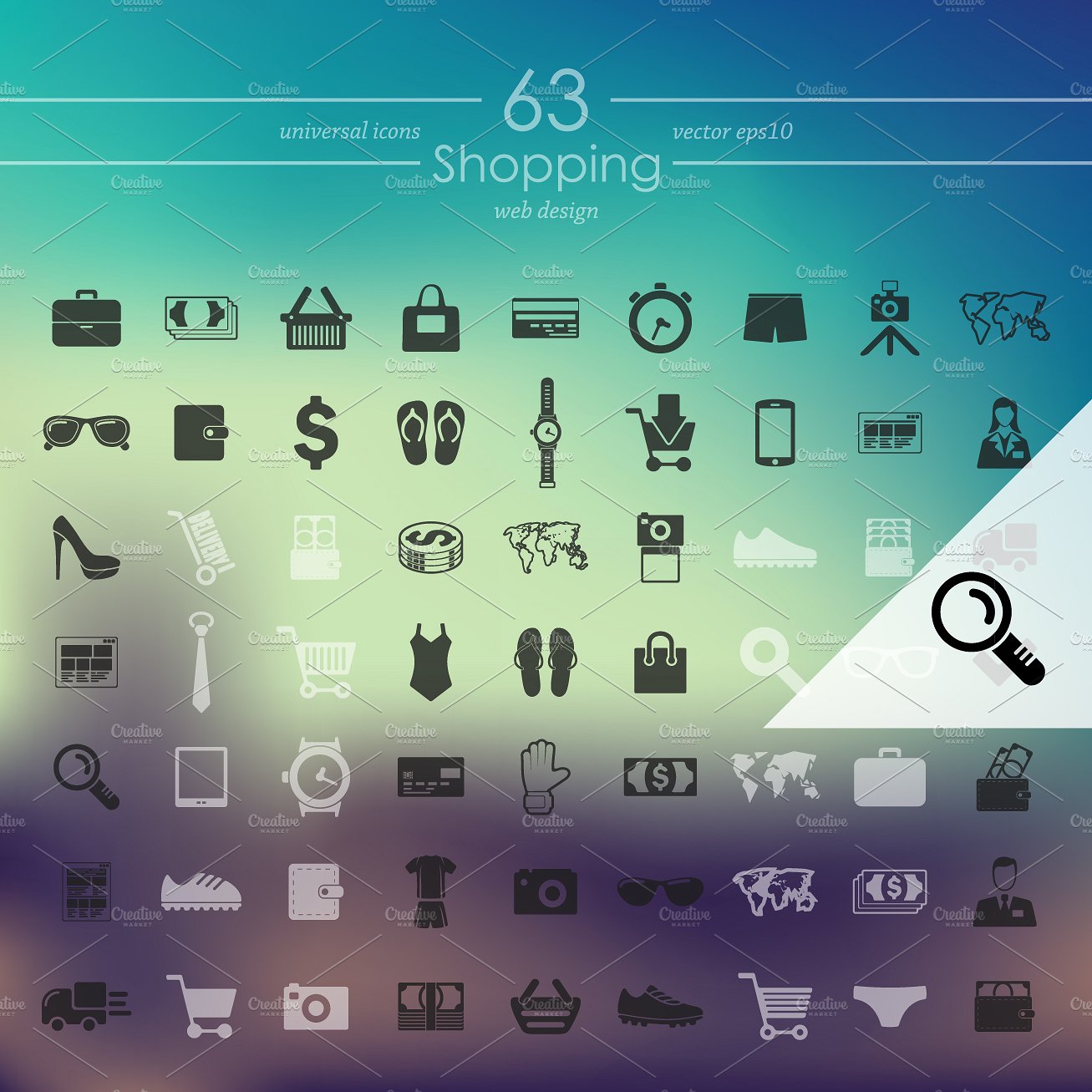 63 SHOPPING icons