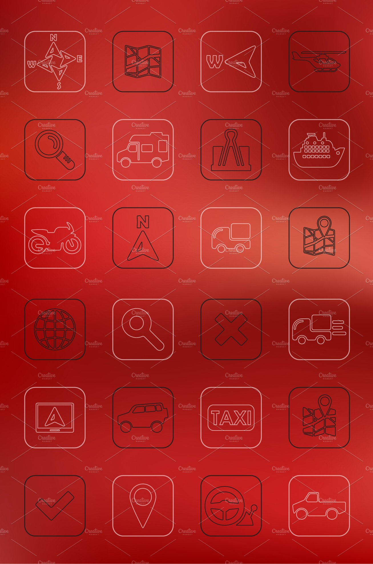 48 NAVIGATION icons