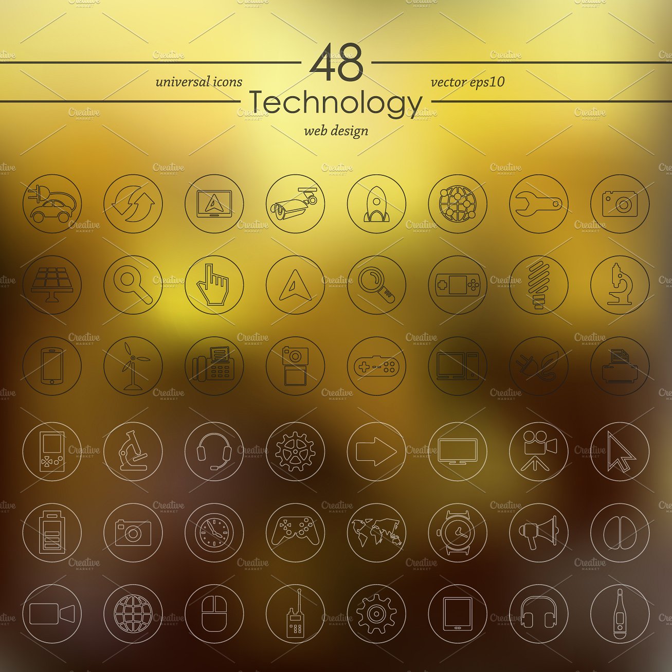 48 TECHNOLOGY icons