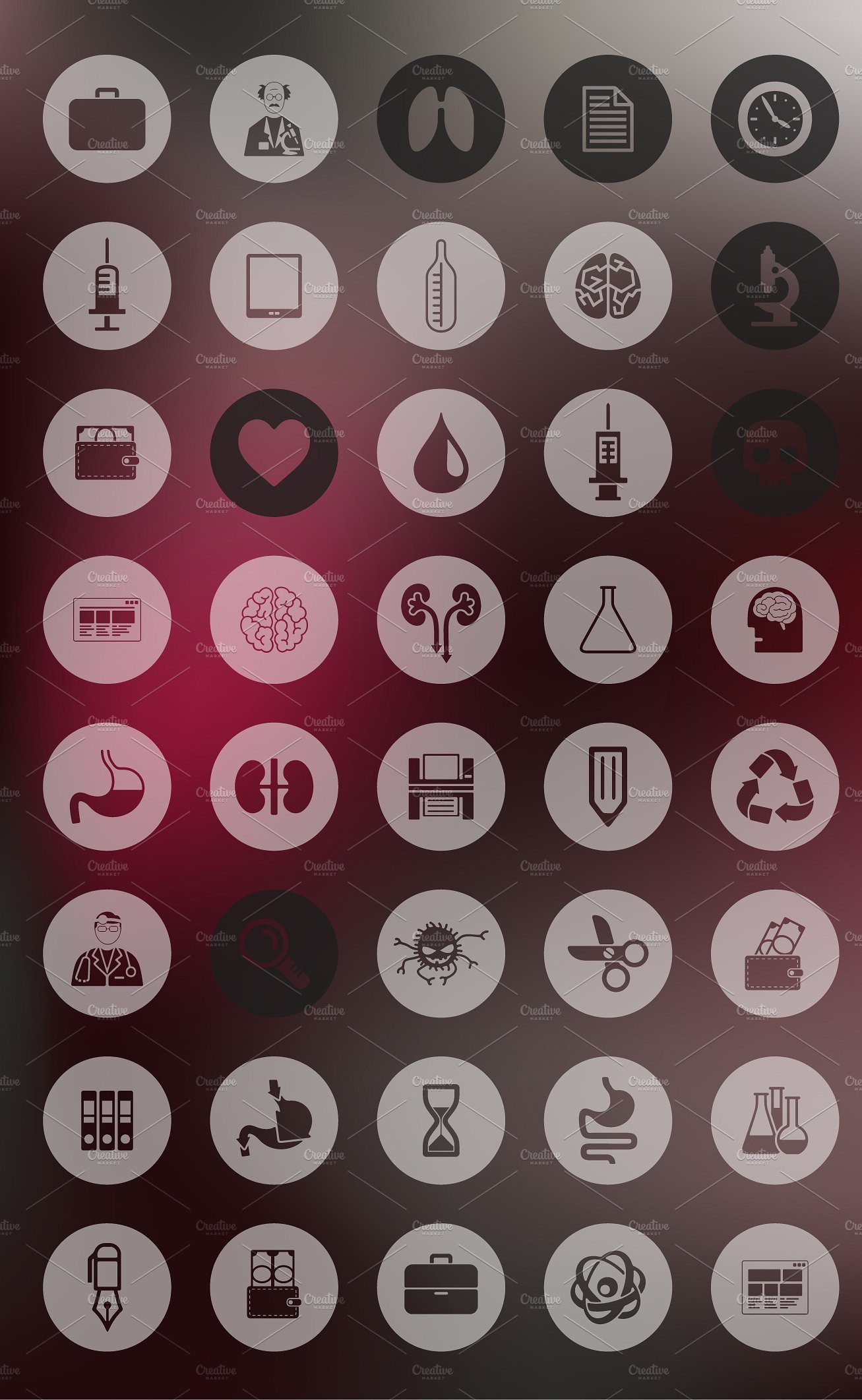 80 MEDICINE icons