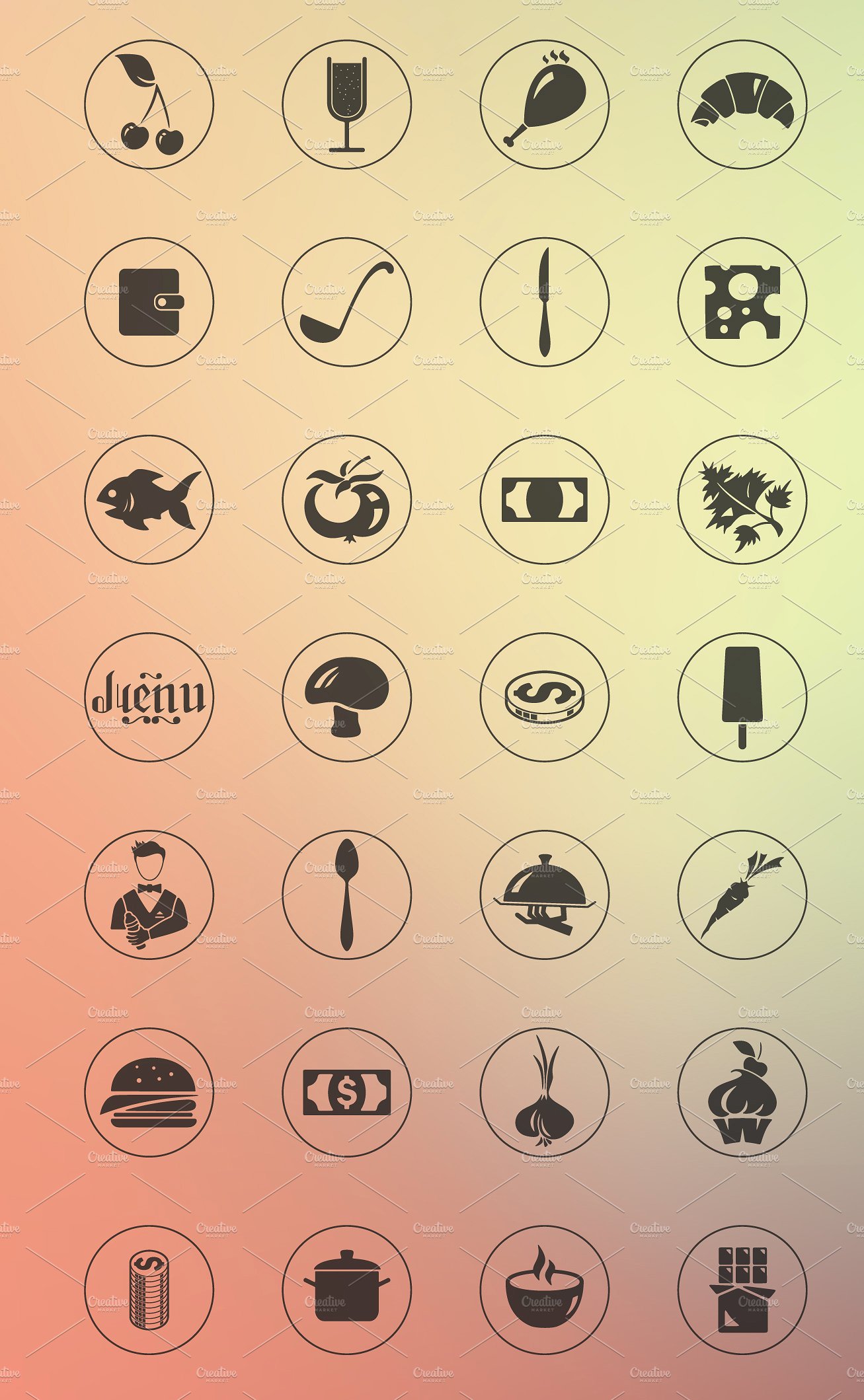 56 RESTAURANT icons