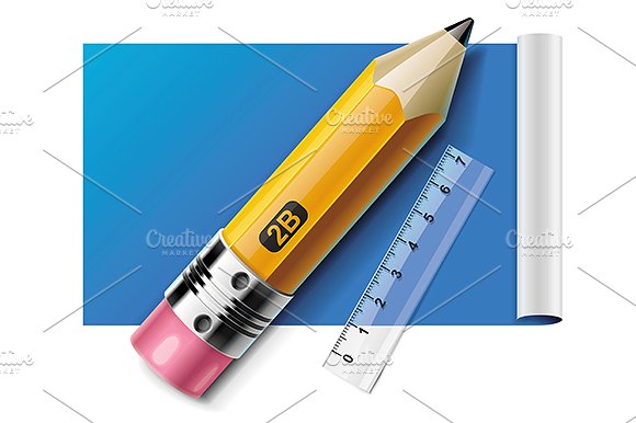 Vector pencil icon