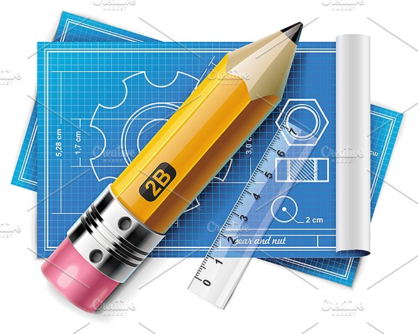 Vector pencil icon