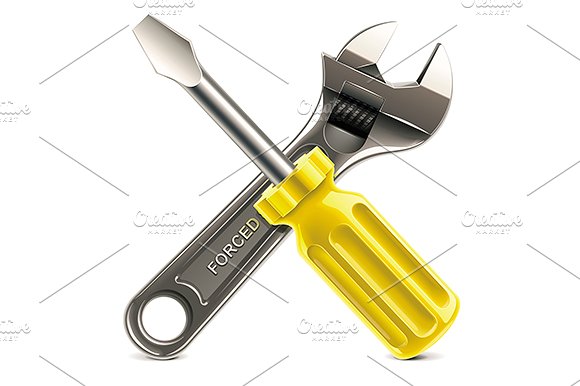 Vector wrench and screwdriver