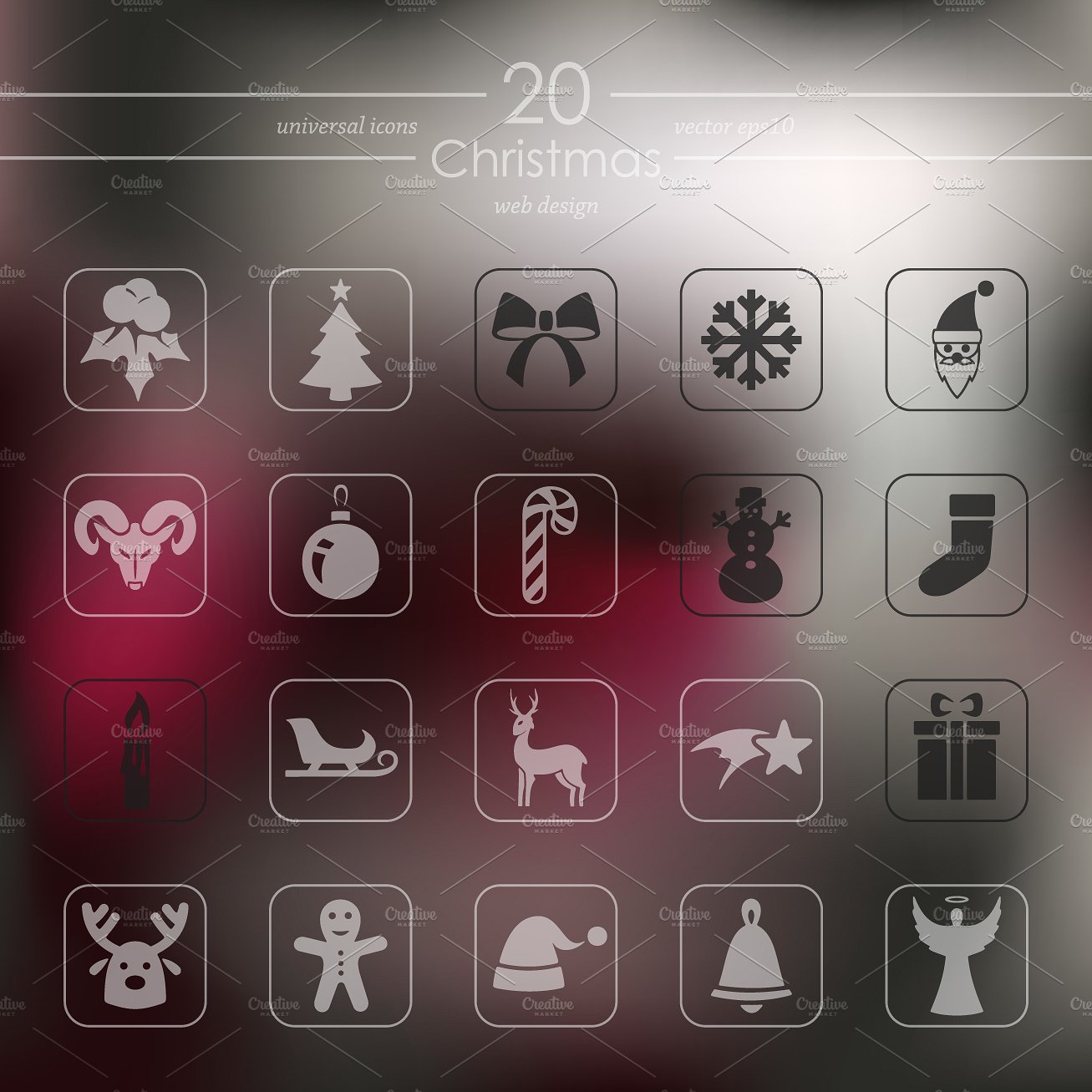 20 CHRISTMAS icons