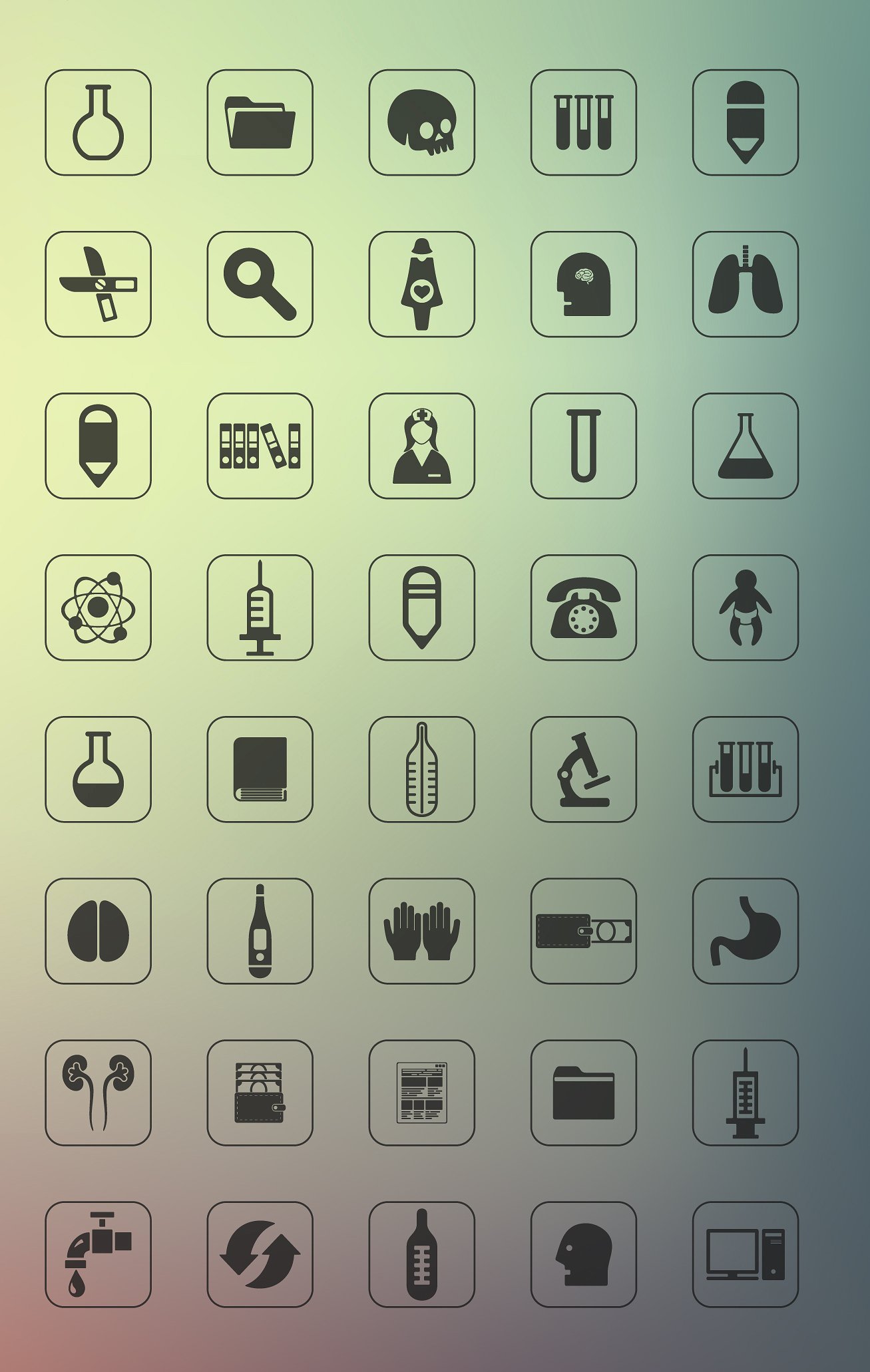 80 MEDICINE icons