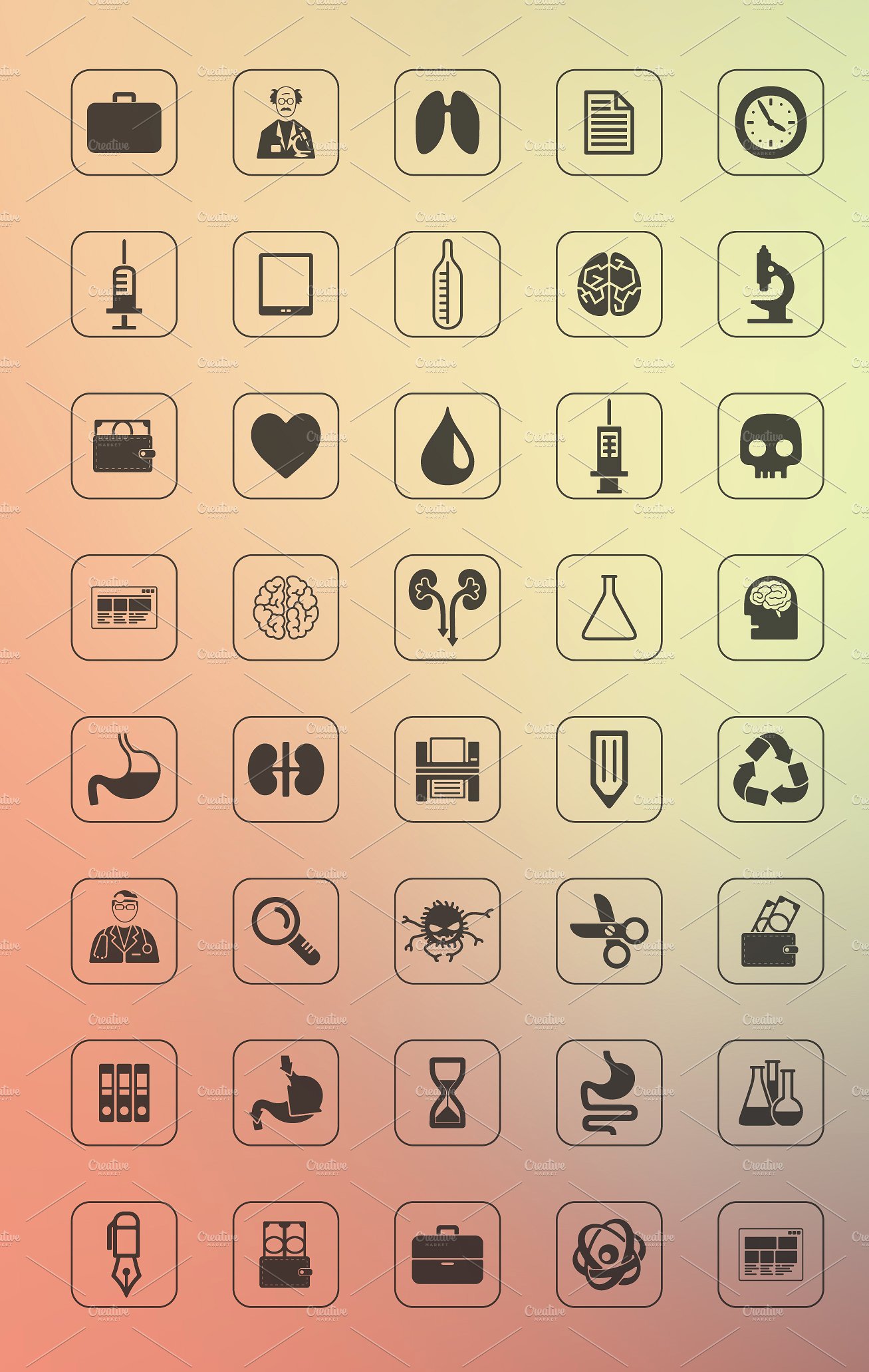 80 MEDICINE icons