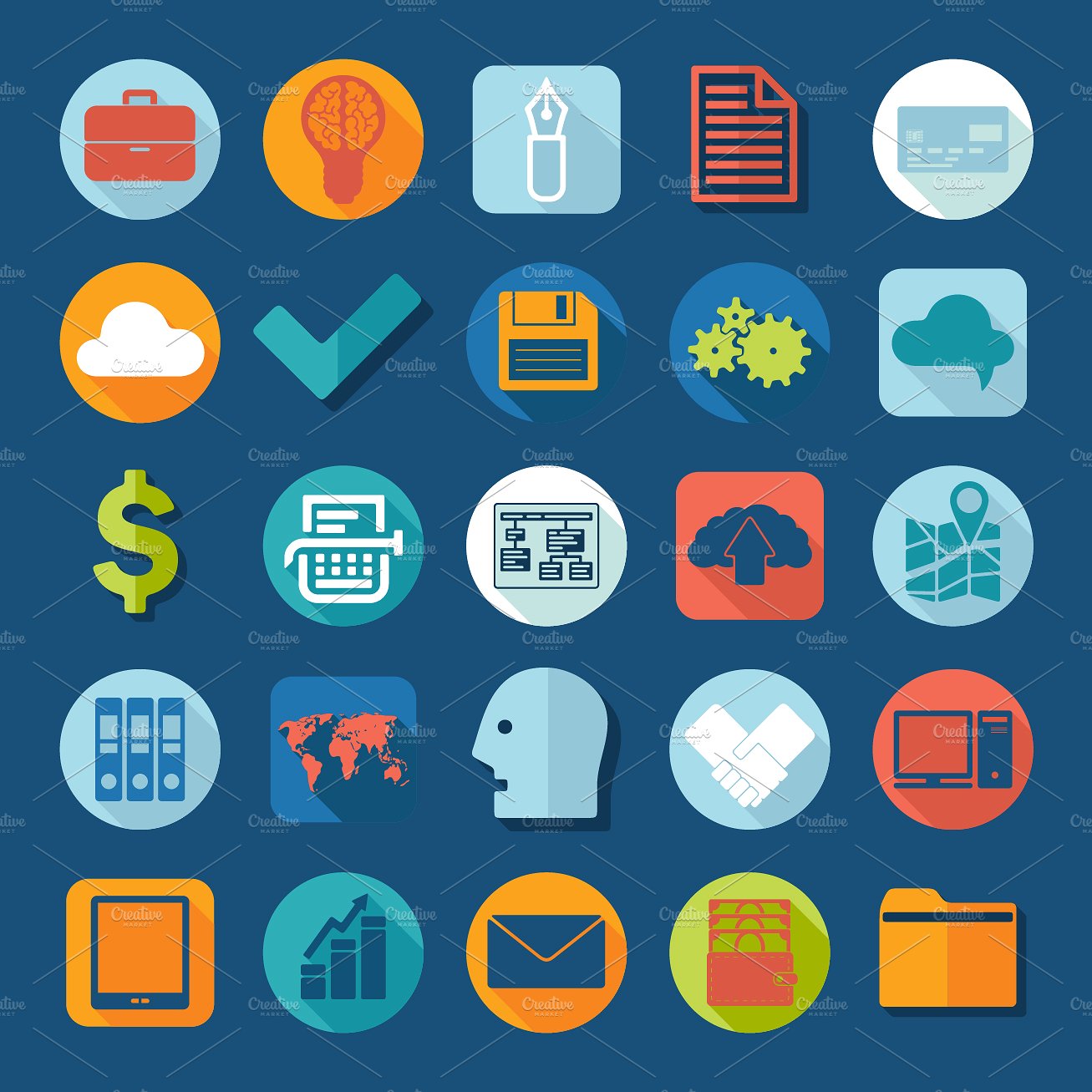 9 BUSINESS sets of icons