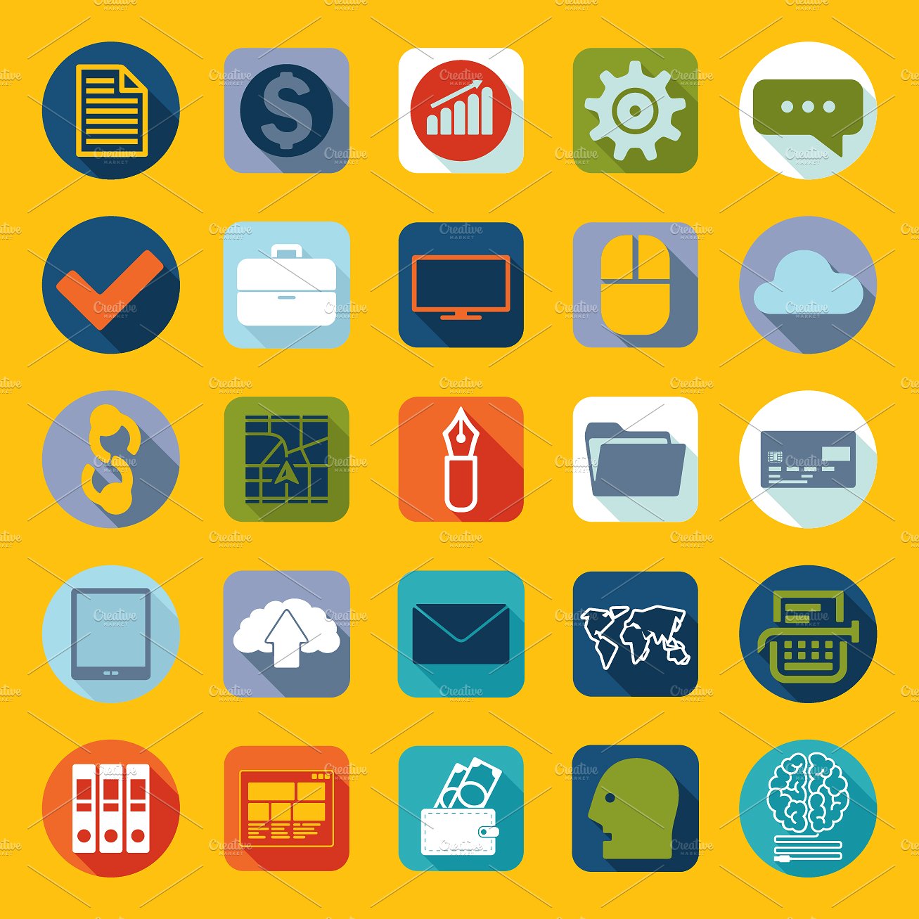 9 BUSINESS sets of icons