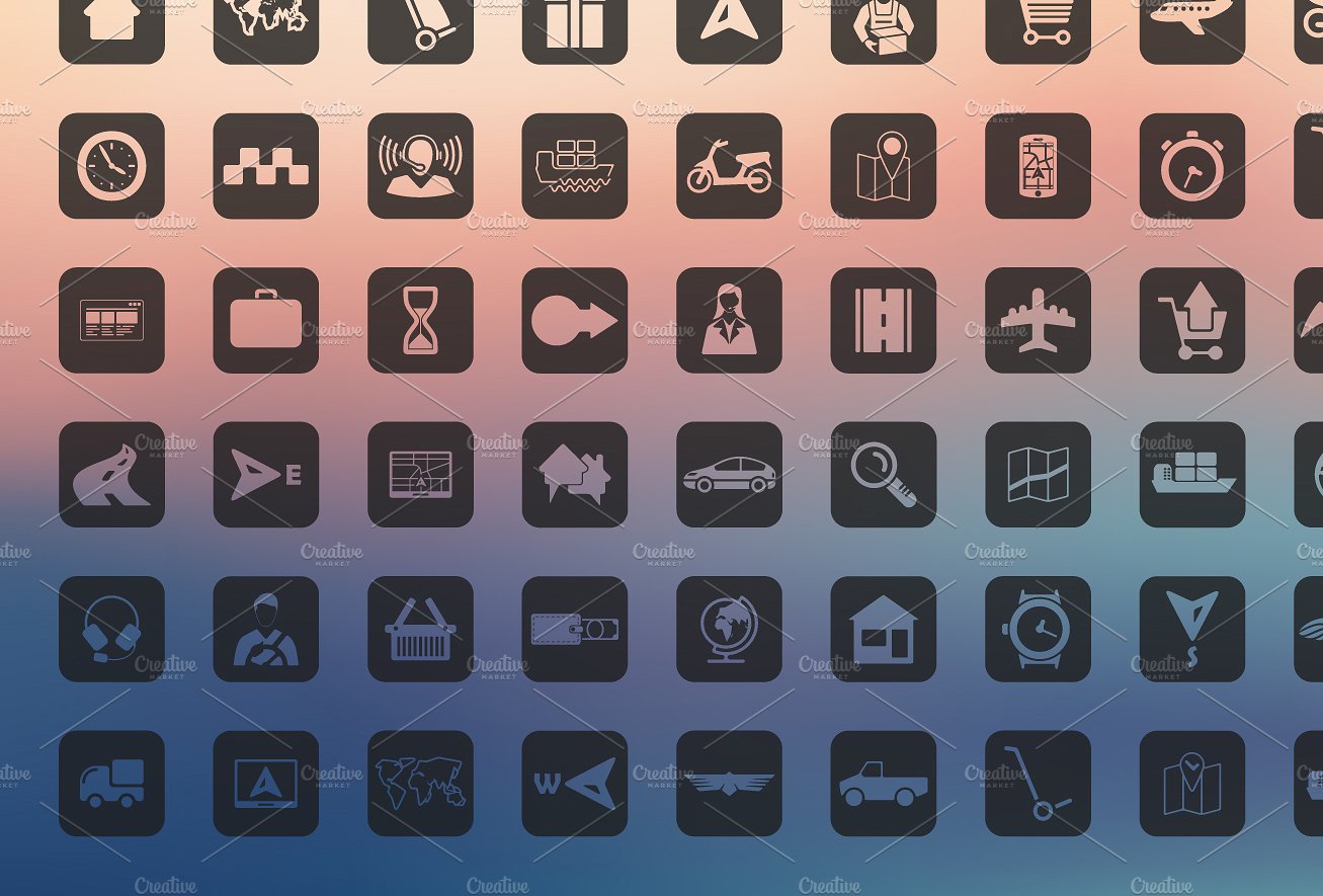 99 delivery icons