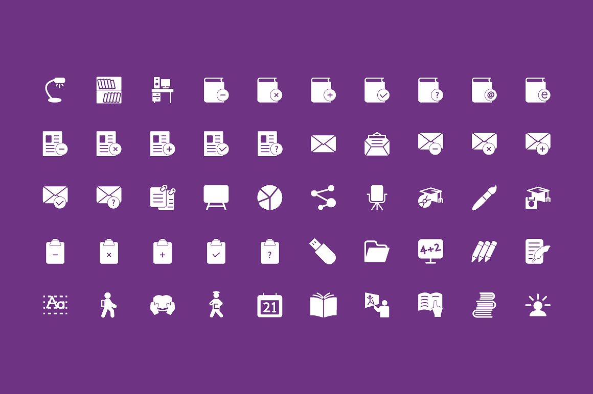 200 Education Vector Icons