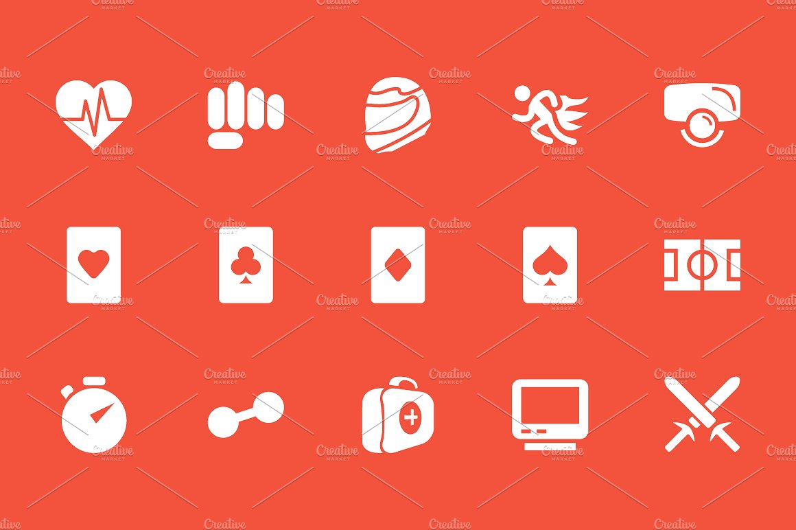 60 Sports Vector Icons Pack