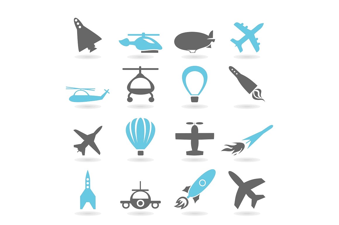 Aircraft icons