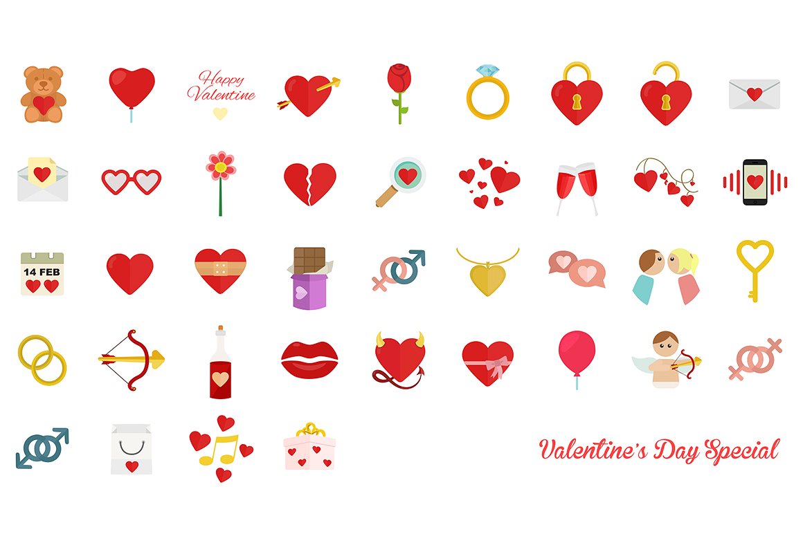 Valentine-#039;s Day Flat Icon