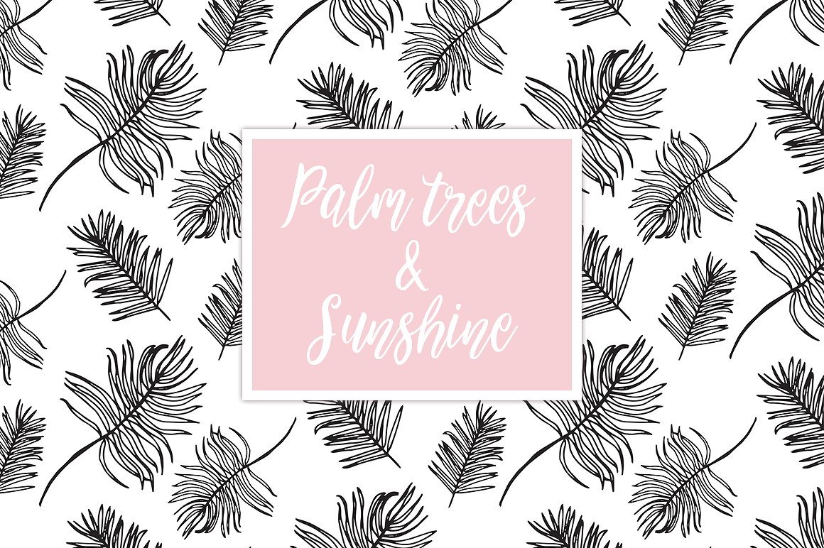 Tropical Foliage Vector Patter