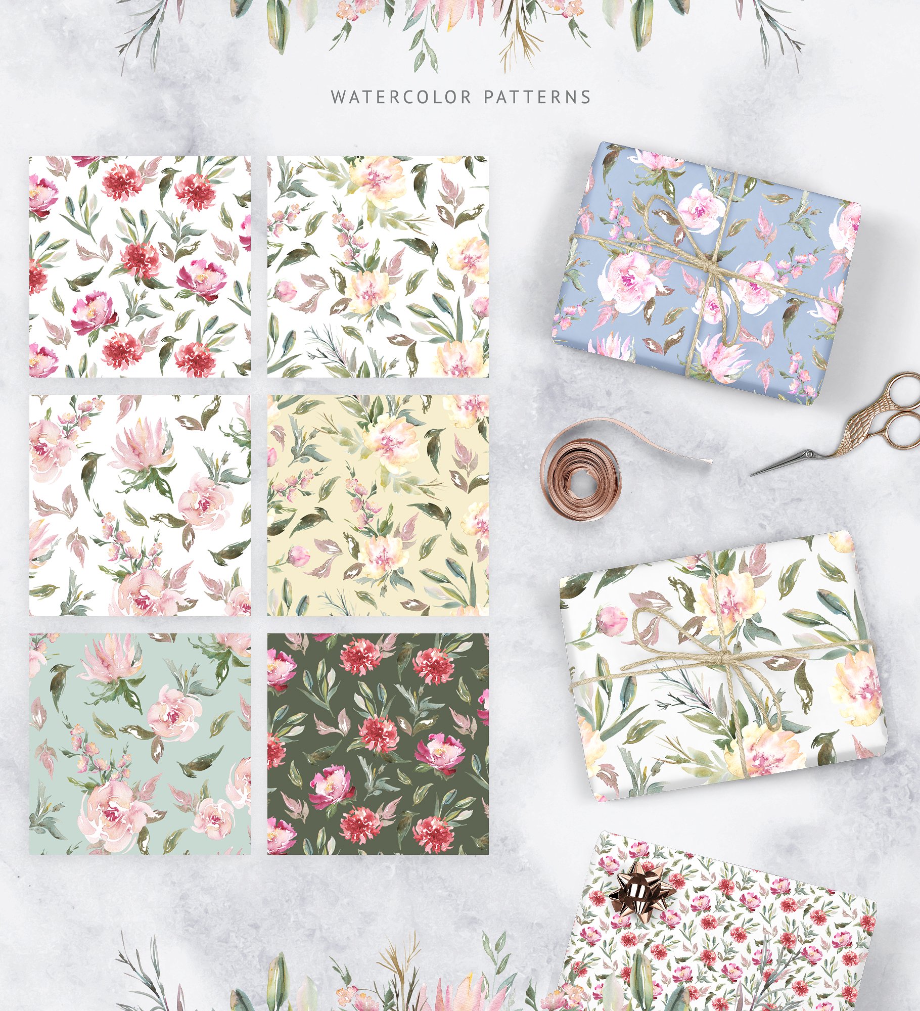 Floral Patterns Bundle Vol.2