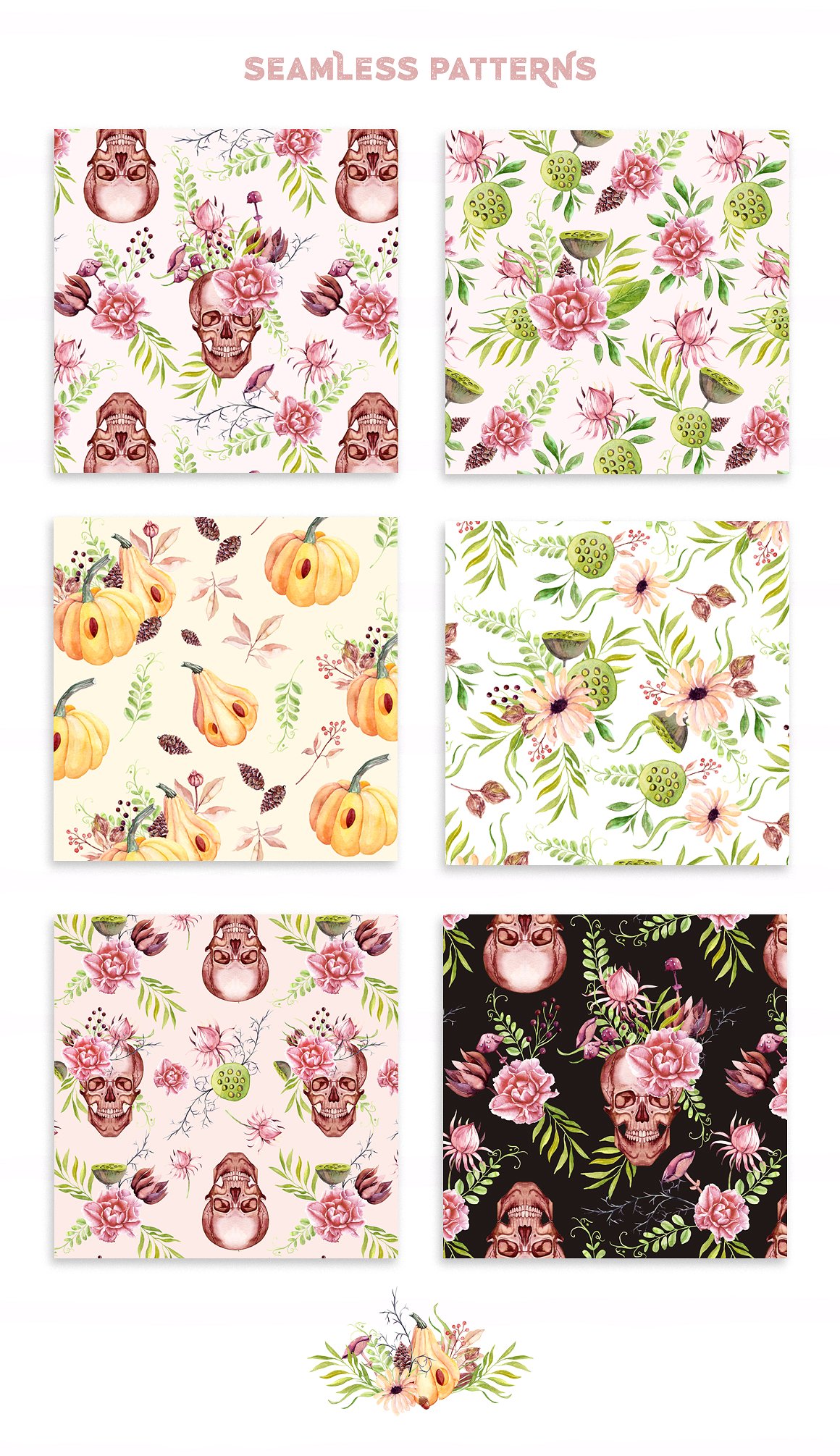 Floral Patterns Bundle Vol.2