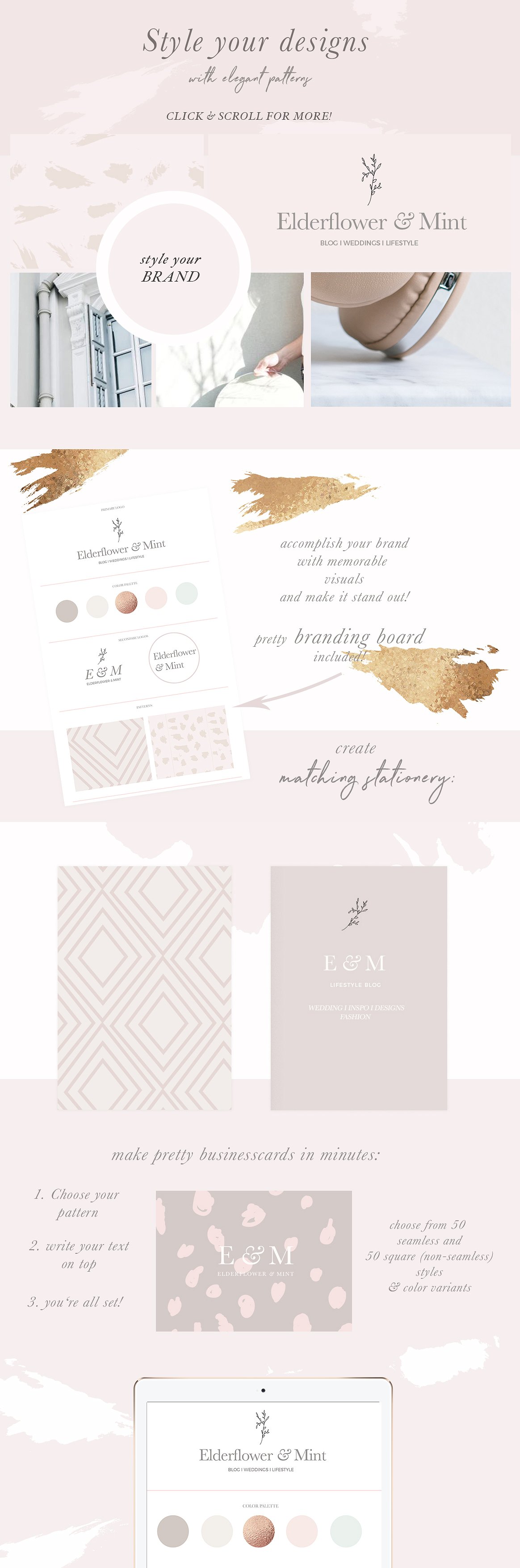 Feminine Branding Patterns