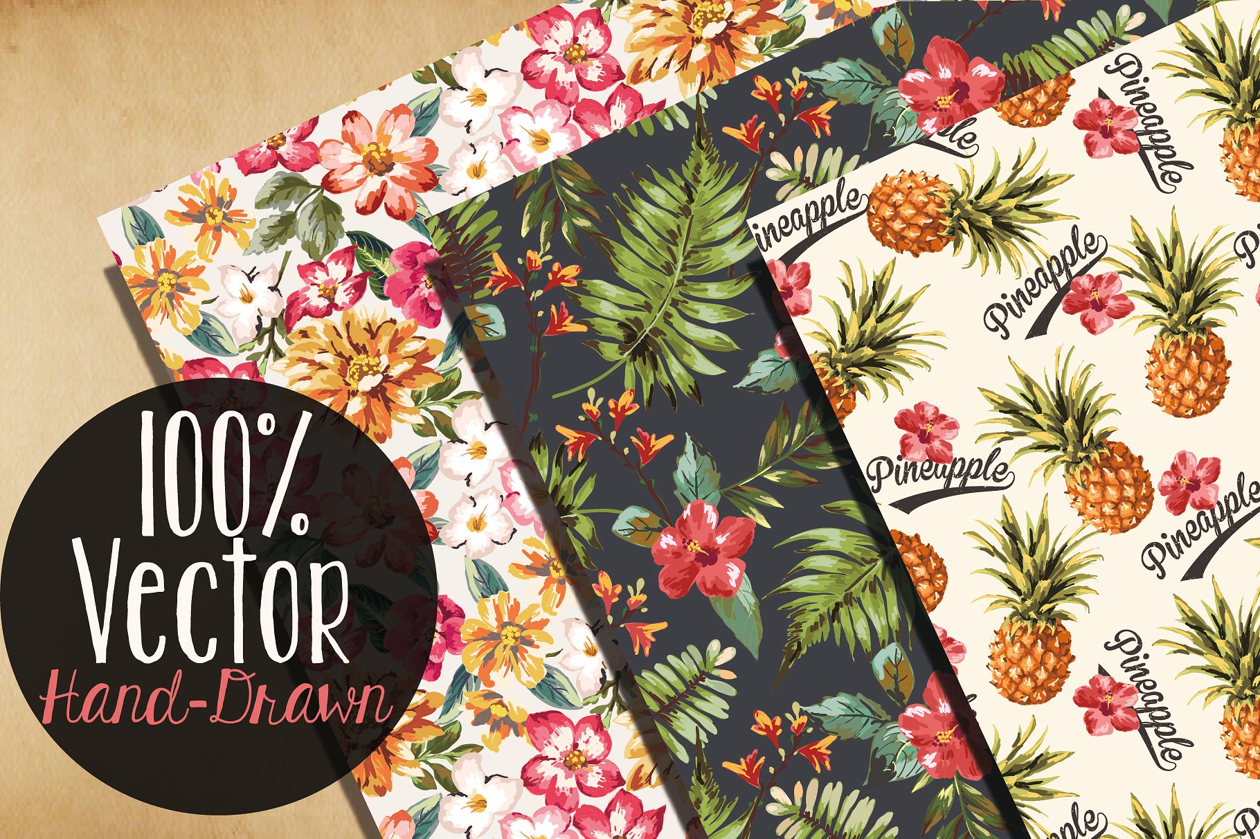 Seamless tropical patterns Vol