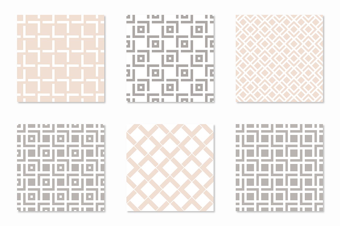 18 Geometric Seamless Patterns