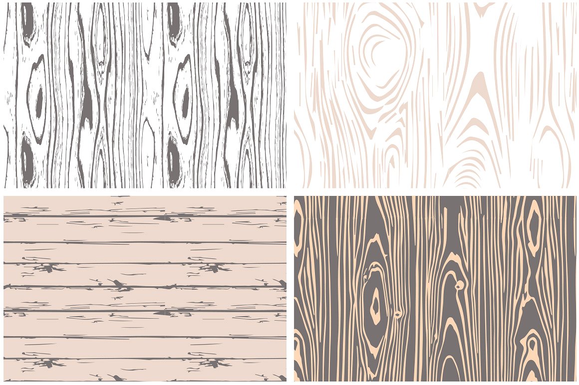 木纹设计背景Woodgrains Vector Patter