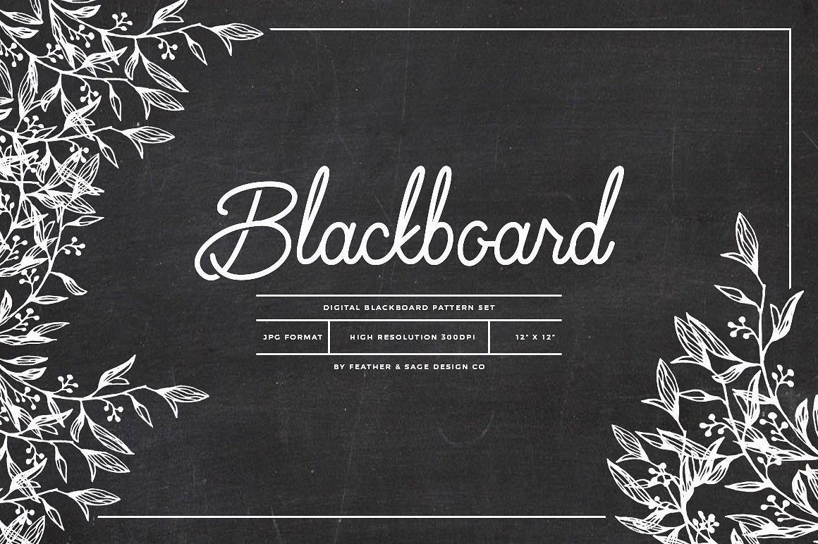 黑板图案纹理设计素材Blackboard Pattern T
