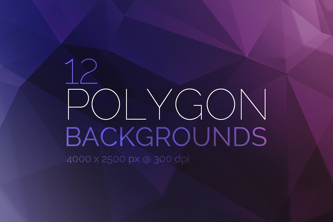 几何图案背景Polygon Backgrounds #230