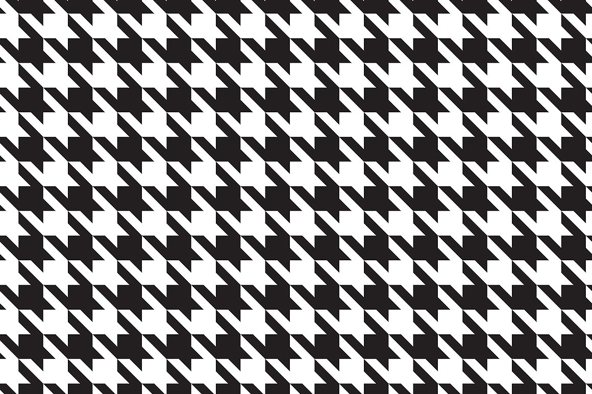 抽象图案无缝背景Houndstooth. Seamless