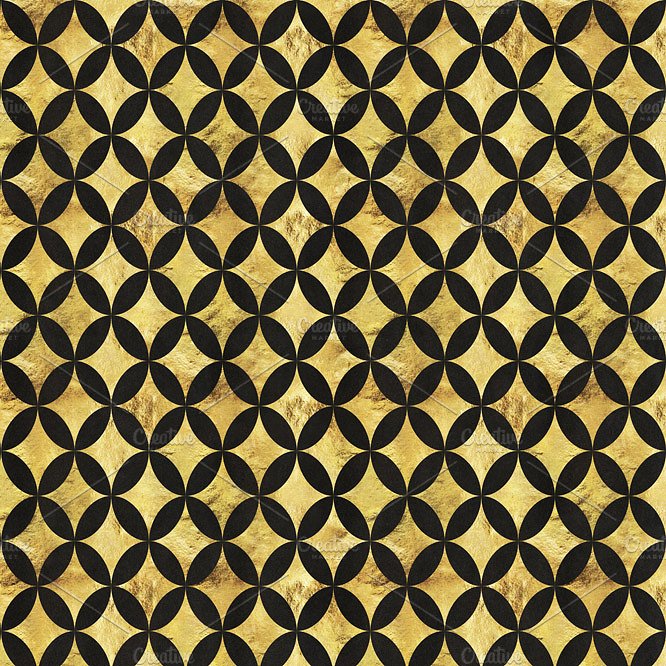 金箔图案无缝背景Regal Geometric Gold F