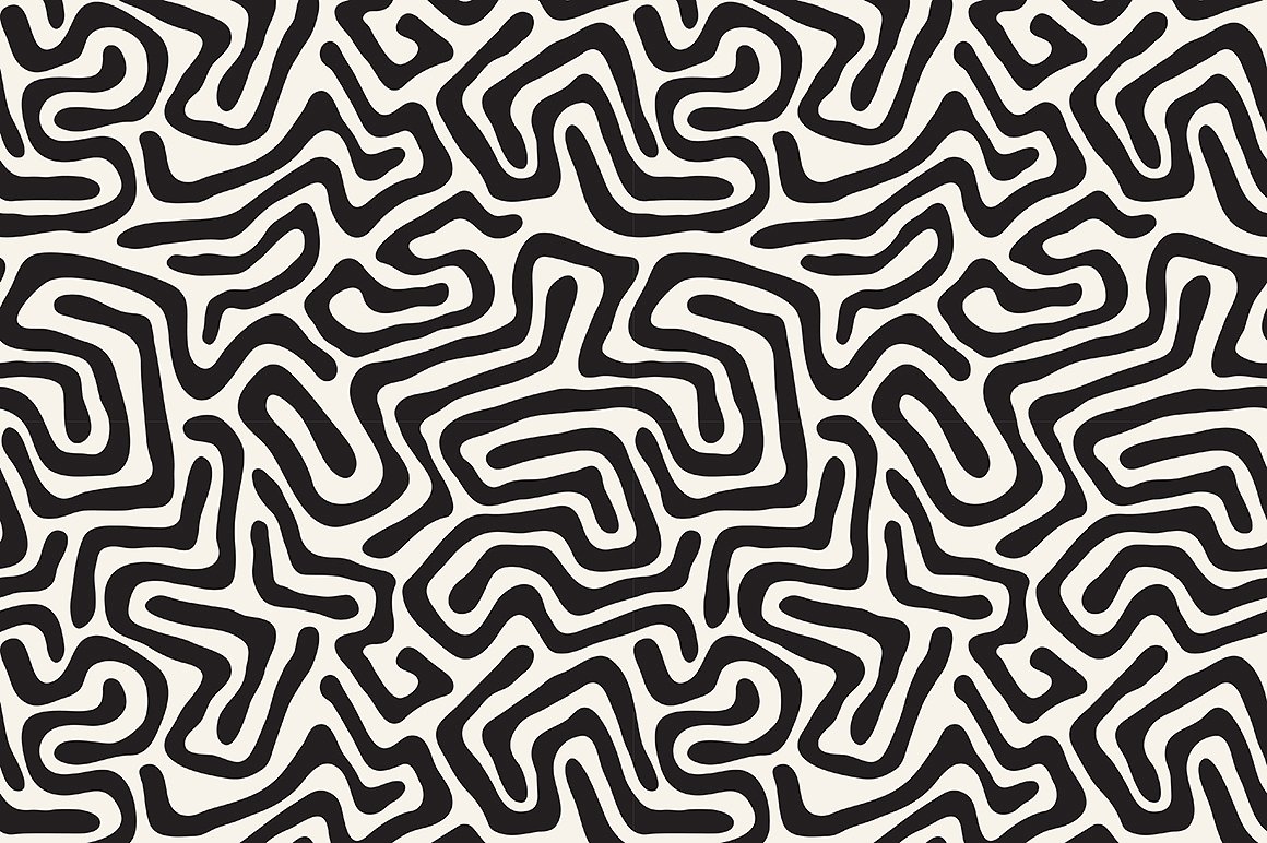 抽象图案无缝背景Labyrinth. Seamless Pa