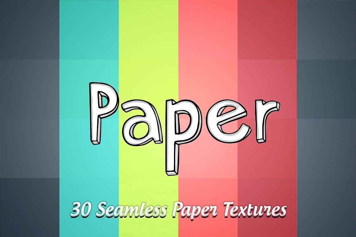 纸张纹理设计素材30 Seamless Paper Text