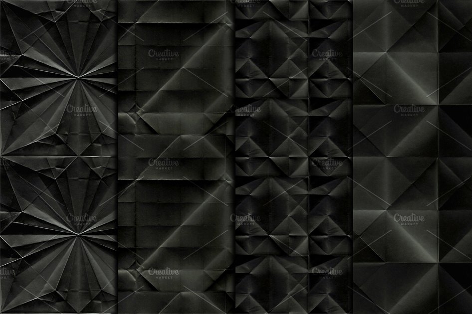 折纸图案设计素材Folded Paper Texture P