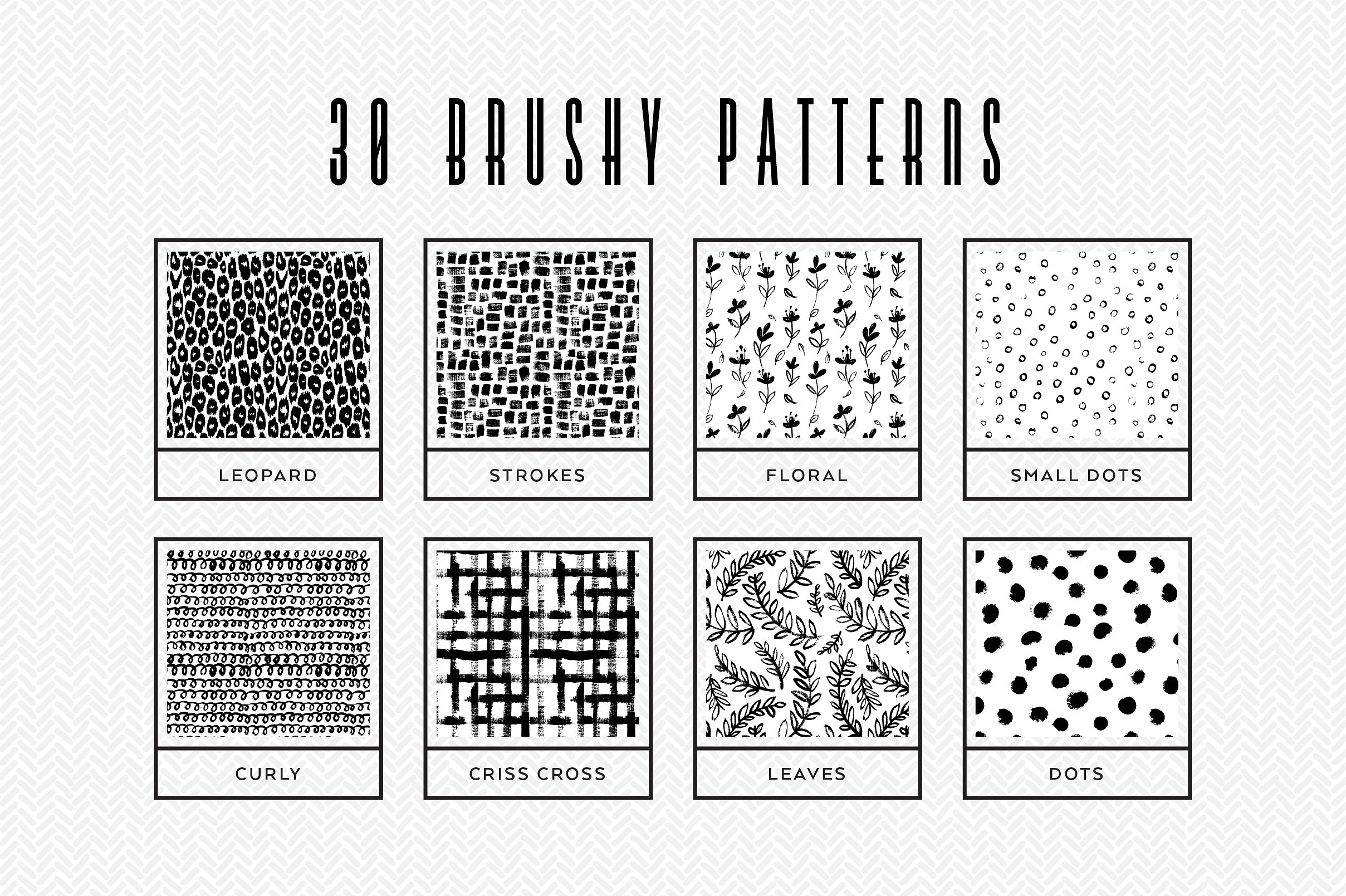 几何图案无缝背景80 Essential Patterns