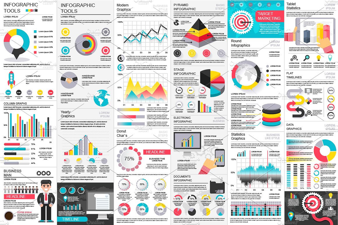 Infographic Elements Mega Bund