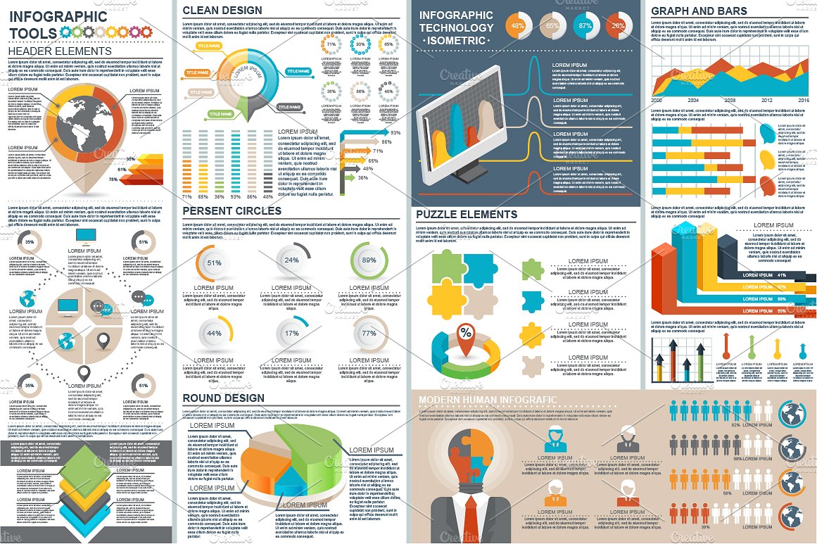 Infographic Elements Mega Bund