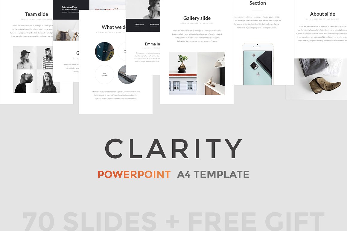 Clarity PowerPoint Template