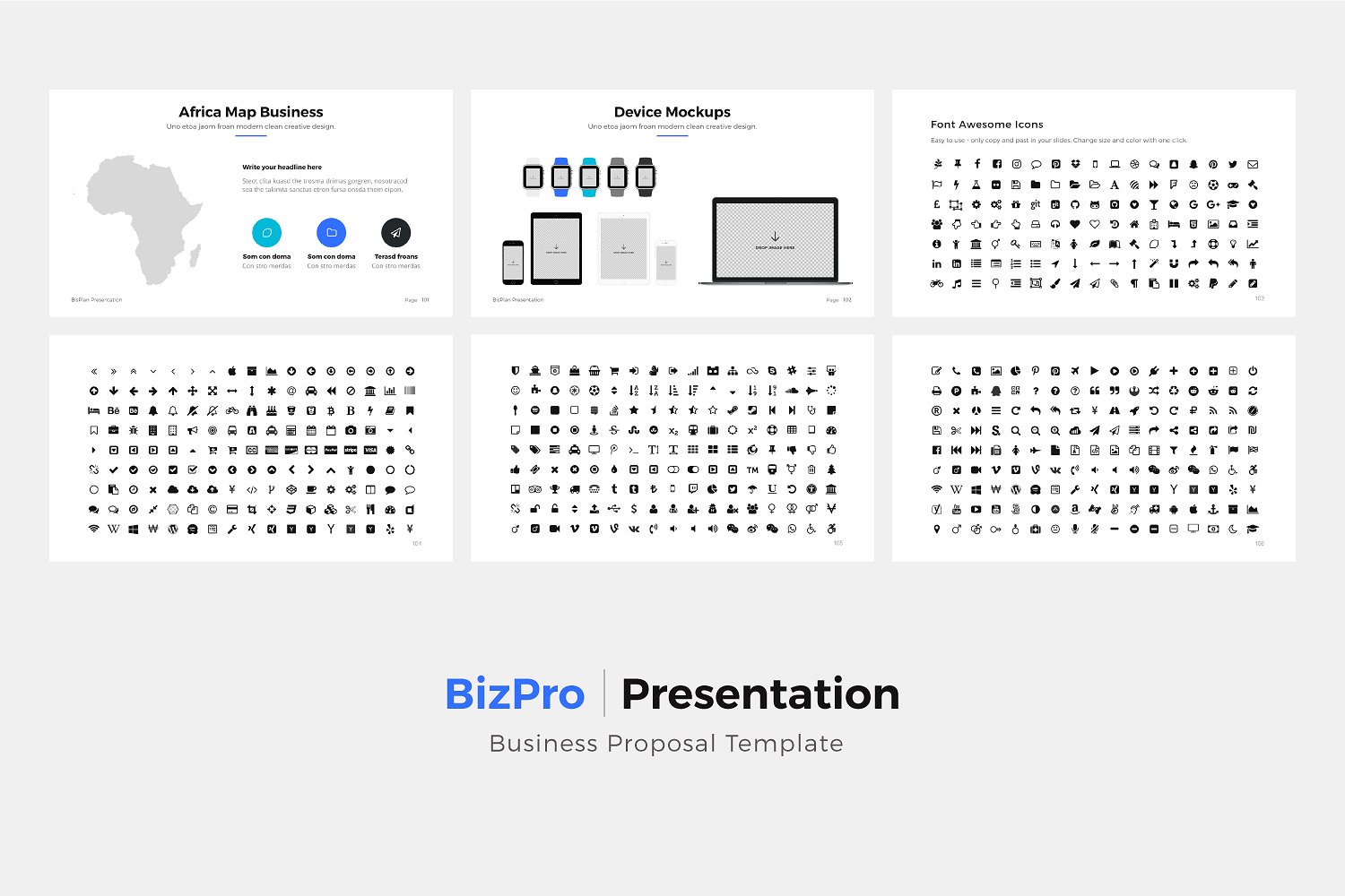 BizPro. Powerpoint Business Te