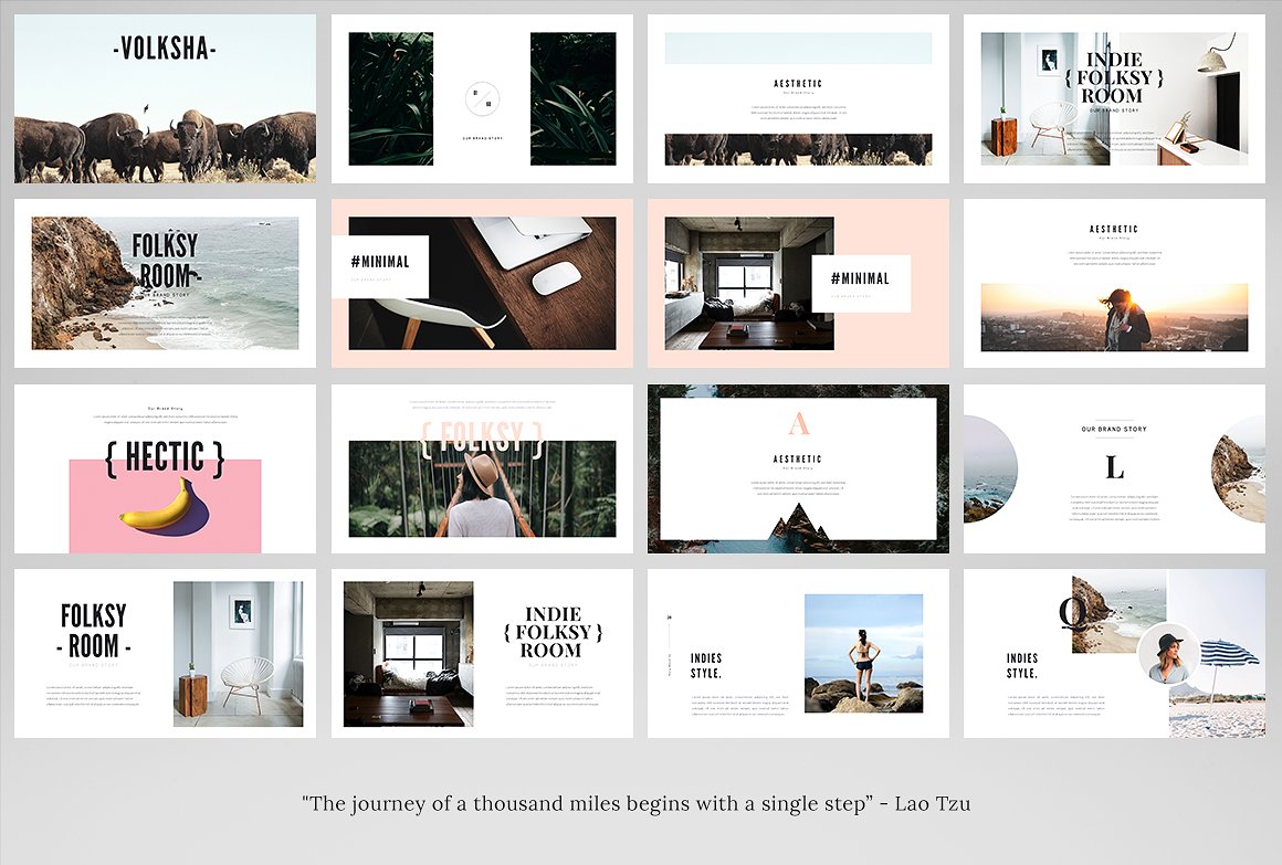VOLKSHA Lookbook Keynote Templ