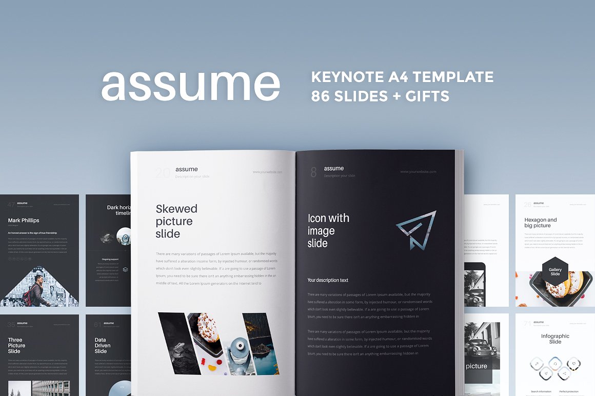 A4 - Assume Keynote Template